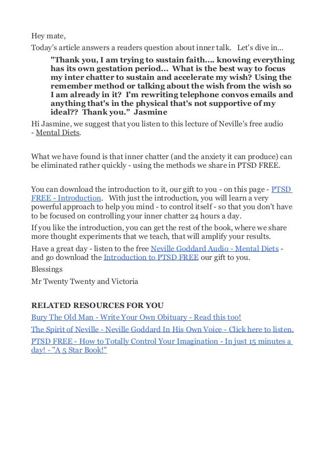 Neville Goddard Pdf